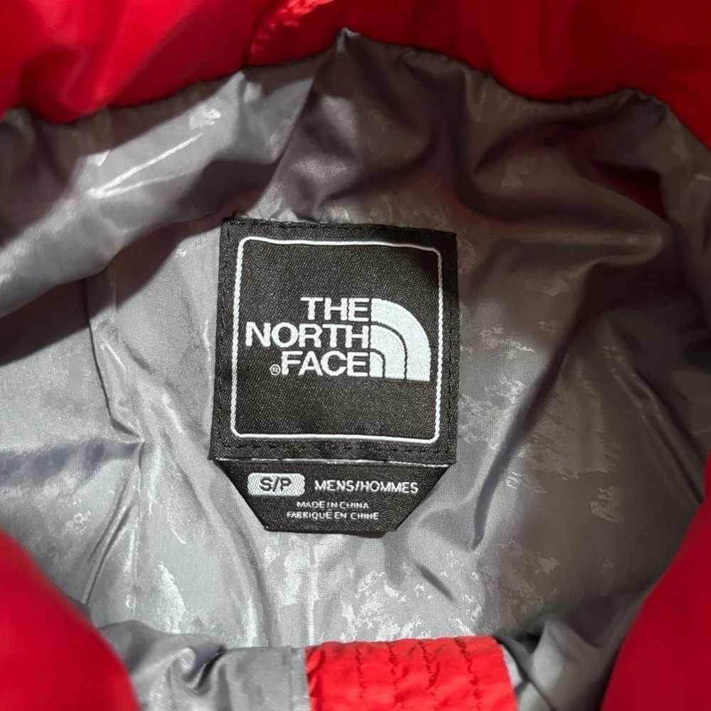 The North Face Red Quilted Puffer Jacket Size Small
